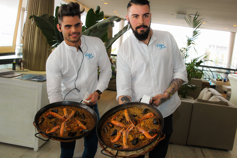 paella en el cafe del mar barcelona